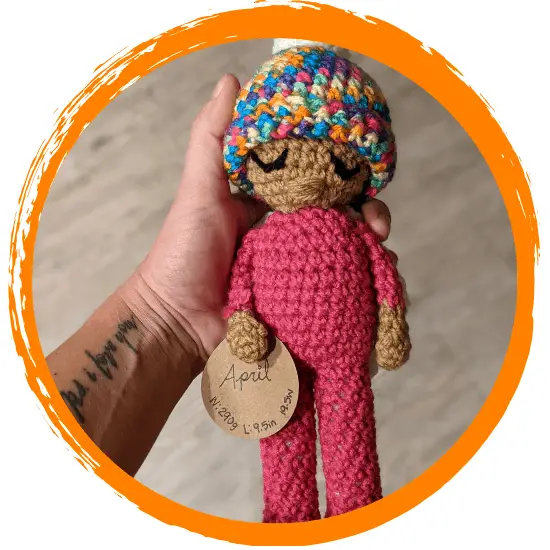 Weighted preemie doll crochet 2024 pattern