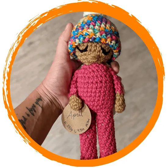 Crochet Weighted Doll – A Remembrance Item Crochet Weighted Doll – A Remembrance Item
